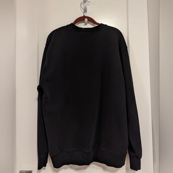 Carhartt WIP Pocket Sweat Crew Sweatshirt Black Size L - Picture 5 of 15